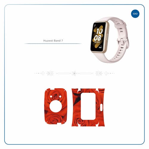 Huawei_Band 7_Red_Flower_2